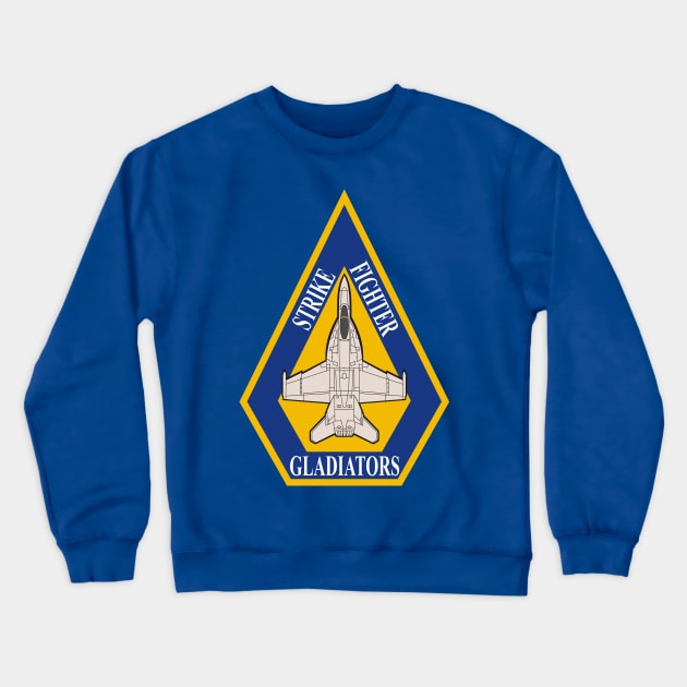 VFA-106 Gladiators - F/A-18 Crewneck Sweatshirt by MBK